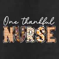 One Thankful Nurse Thanksgiving 7 Panel Mesh Trucker Snapback Hat