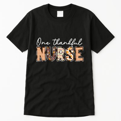 One Thankful Nurse Thanksgiving Tall T-Shirt