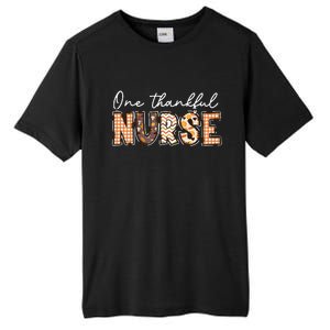 One Thankful Nurse Thanksgiving Tall Fusion ChromaSoft Performance T-Shirt