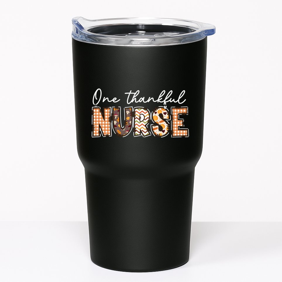 One Thankful Nurse Thanksgiving Tumbler