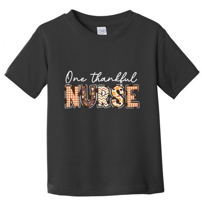 One Thankful Nurse Thanksgiving Toddler T-Shirt