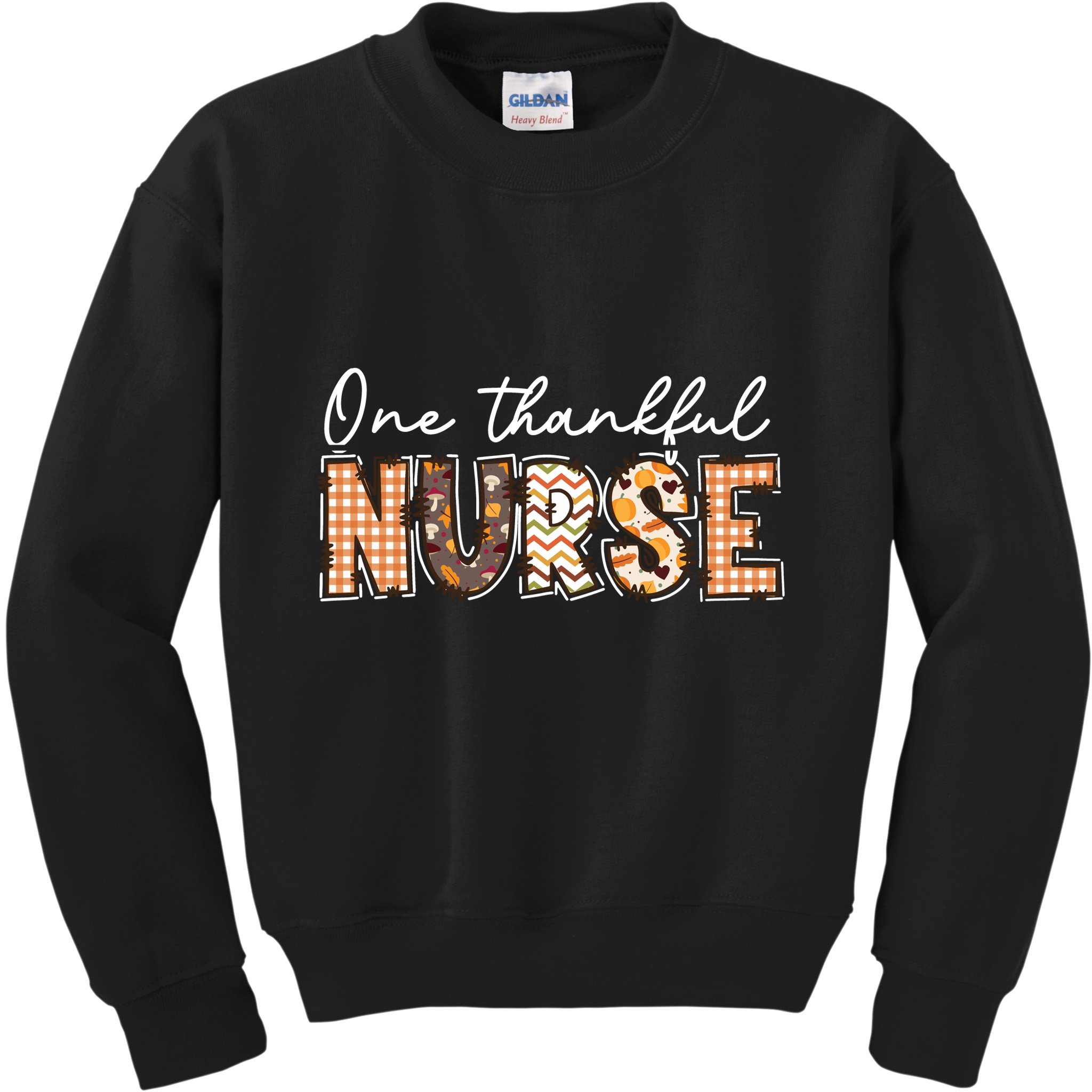 One Thankful Nurse Thanksgiving Kids Sweatshirt