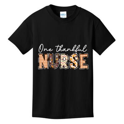 One Thankful Nurse Thanksgiving Kids T-Shirt