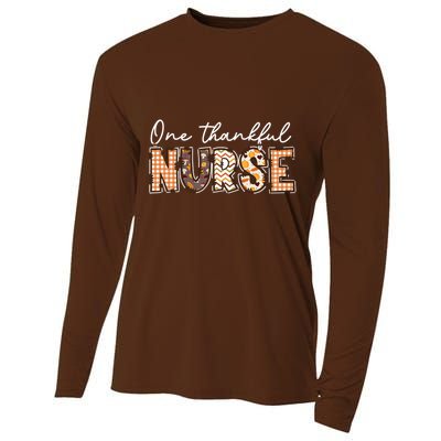 One Thankful Nurse Thanksgiving Cooling Performance Long Sleeve Crew