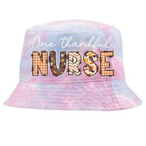 One Thankful Nurse Thanksgiving Tie-Dyed Bucket Hat