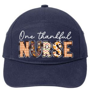 One Thankful Nurse Thanksgiving 7-Panel Snapback Hat