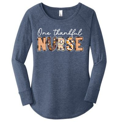 One Thankful Nurse Thanksgiving Women's Perfect Tri Tunic Long Sleeve Shirt