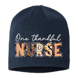 One Thankful Nurse Thanksgiving Sustainable Beanie