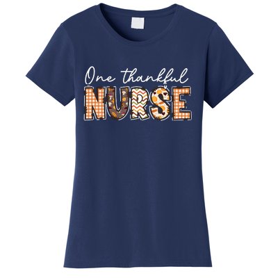 One Thankful Nurse Thanksgiving Women's T-Shirt