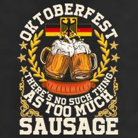 Oktoberfest There's No Such Thing As Too Much Sausage Beanie