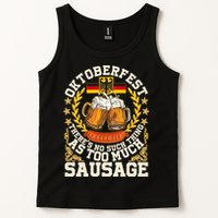 Oktoberfest There's No Such Thing As Too Much Sausage Tank Top