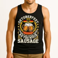 Oktoberfest There's No Such Thing As Too Much Sausage Tank Top