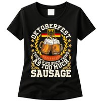 Oktoberfest There's No Such Thing As Too Much Sausage Womens T-Shirt