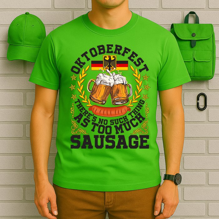 Oktoberfest There's No Such Thing As Too Much Sausage T-Shirt