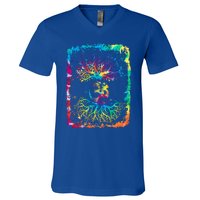 Om Tree Namaste Yoga Meditate Workout Meditation Funny Gift V-Neck T-Shirt