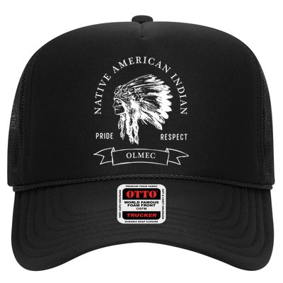 Olmec Tribe Native American Indian Pride Respect Vintage Funny Gift Trucker Hat