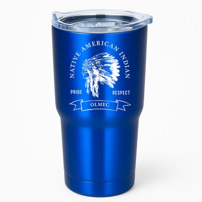 Olmec Tribe Native American Indian Pride Respect Vintage Funny Gift Tumbler