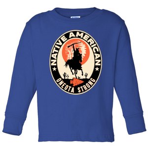 Oneota Tribe Native American Pride Art Deco Logo Cool Gift Toddler Long Sleeve Shirt