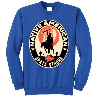 Opata Tribe Native American Pride Art Deco Logo Gift Sweatshirt