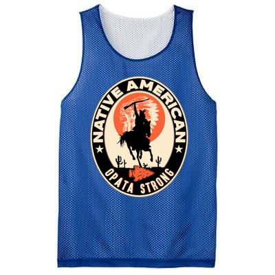 Opata Tribe Native American Pride Art Deco Logo Gift Mesh Reversible Basketball Jersey Tank