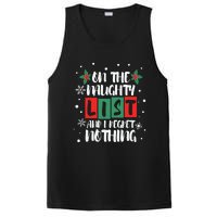 On The Naughty List And I Regret Nothing Christmas 2022 Gift PosiCharge Competitor Tank