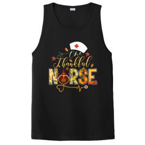 One Thankful Nurse Thanksgiving Turkey Day Nurse Gift PosiCharge Competitor Tank