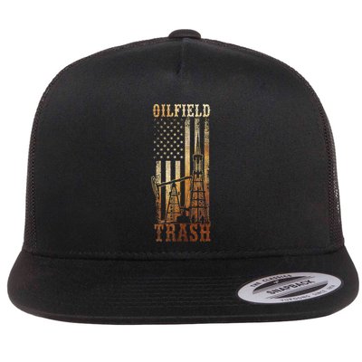 Oilfield Trash Not For The Weak For Oil Rig And Gas Workers Flatbill Hat