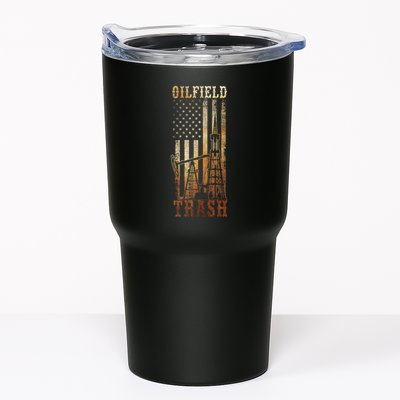 Oilfield Trash Not For The Weak For Oil Rig And Gas Workers Tumbler
