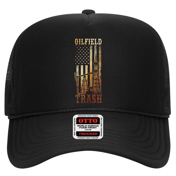Oilfield Trash Not For The Weak For Oil Rig And Gas Workers Trucker Hat