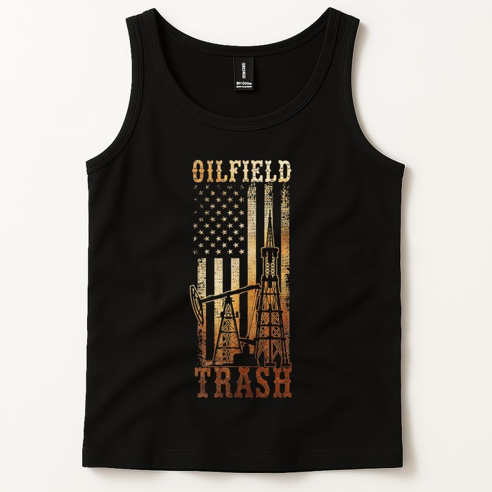 Oilfield Trash Not For The Weak For Oil Rig And Gas Workers Tank Top