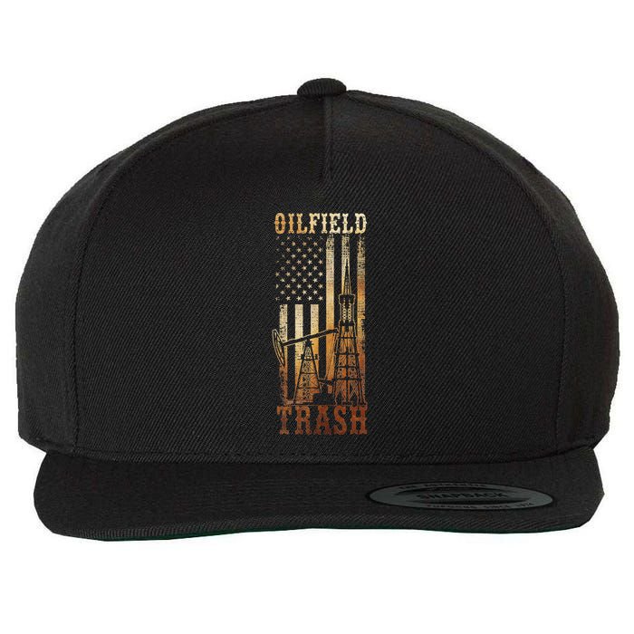 Oilfield Trash Not For The Weak For Oil Rig And Gas Workers Wool Snapback Cap