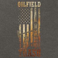 Oilfield Trash Not For The Weak For Oil Rig And Gas Workers Cotton Canvas Backpack