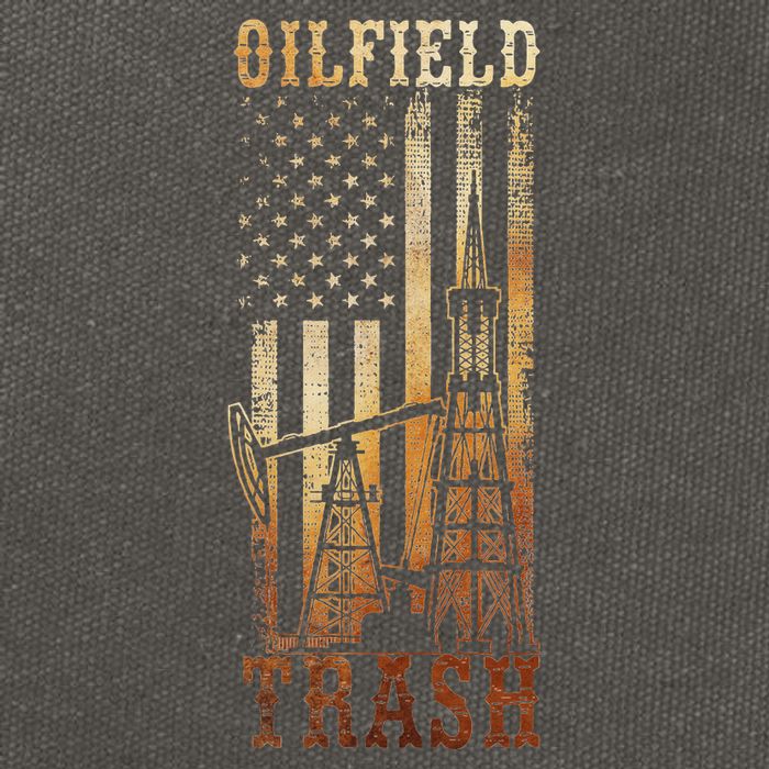 Oilfield Trash Not For The Weak For Oil Rig And Gas Workers Cotton Canvas Backpack