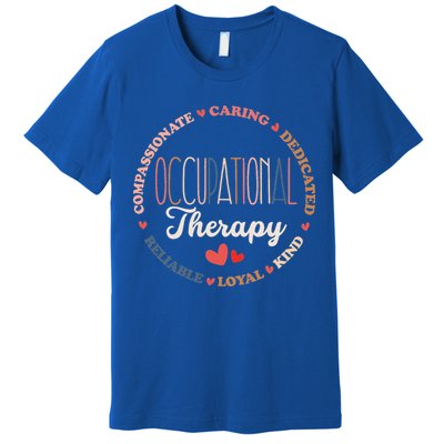 Occupational Therapy OT Therapist OT Month Groovy Premium T-Shirt
