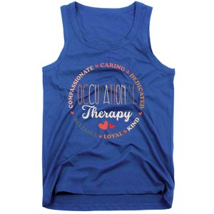 Occupational Therapy OT Therapist OT Month Groovy Tank Top