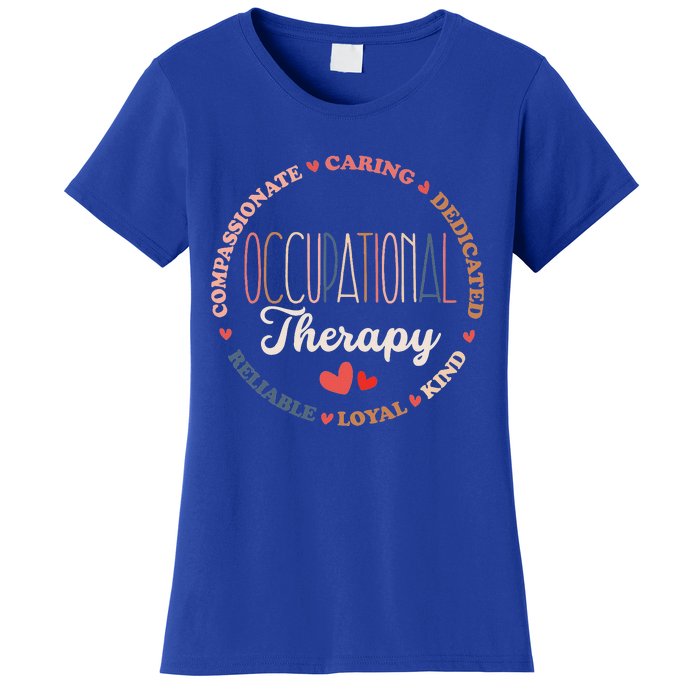 Occupational Therapy OT Therapist OT Month Groovy Women's T-Shirt