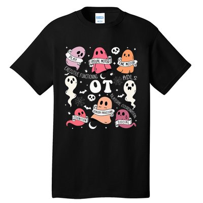 Occupational Therapy OT OTA Halloween Spooky Cute Ghosts Tall T-Shirt