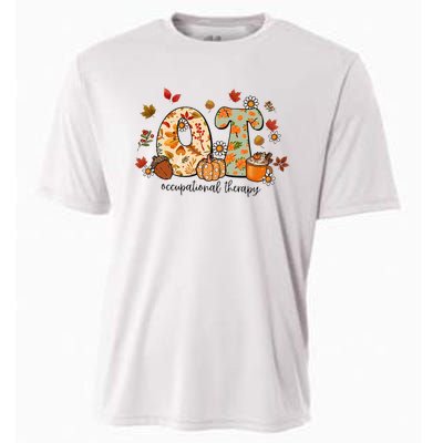 Occupational Therapy Ot Autumn Fall Special Education OTA Cooling Performance Crew T-Shirt