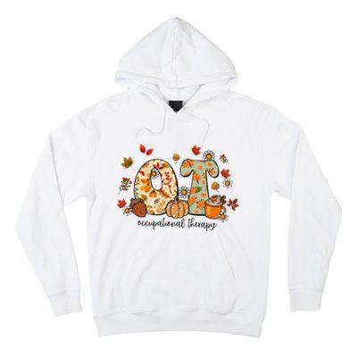 Occupational Therapy Ot Autumn Fall Special Education OTA Hoodie