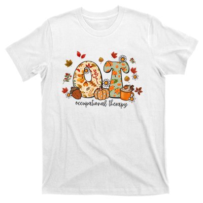 Occupational Therapy Ot Autumn Fall Special Education OTA T-Shirt