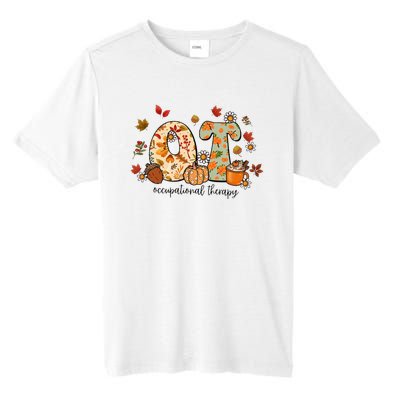 Occupational Therapy Ot Autumn Fall Special Education OTA Tall Fusion ChromaSoft Performance T-Shirt