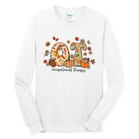 Occupational Therapy Ot Autumn Fall Special Education OTA Tall Long Sleeve T-Shirt