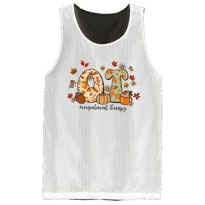 Occupational Therapy Ot Autumn Fall Special Education OTA Mesh Reversible Basketball Jersey Tank