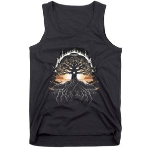 Odin Tree Of Life Viking Valhalla Pagan Tank Top