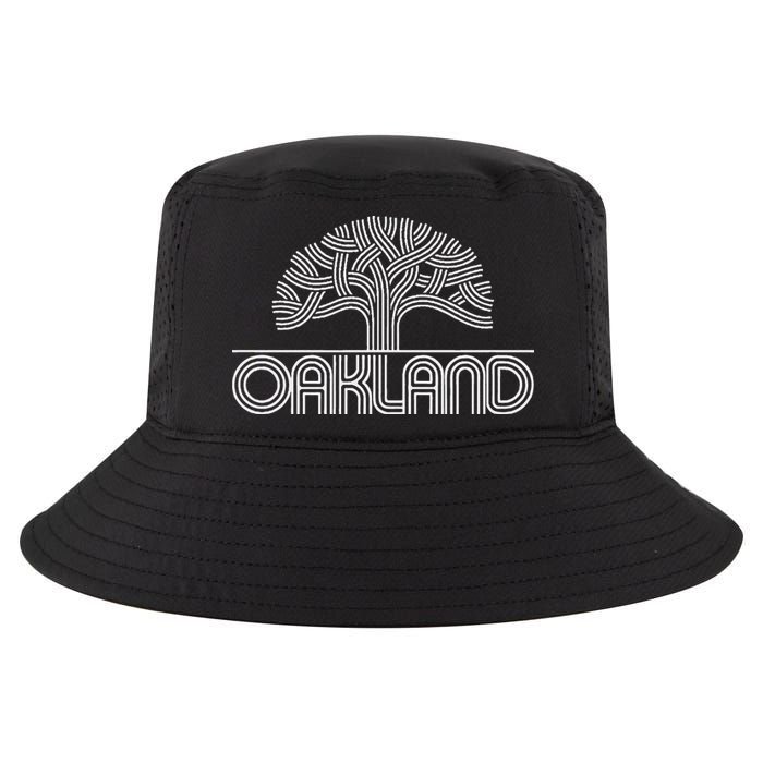 Oakland T Oak Tree Design Cool Comfort Performance Bucket Hat