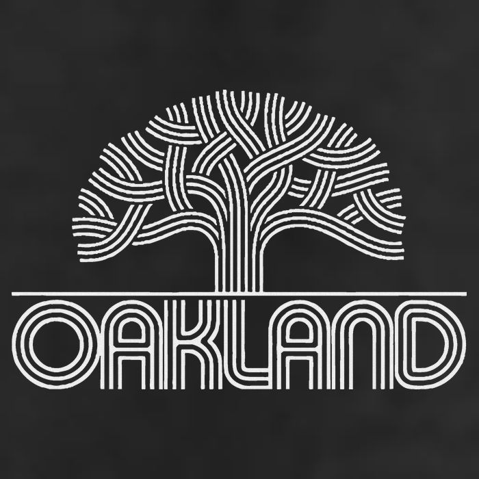 Oakland T Oak Tree Design Cool Comfort Performance Bucket Hat