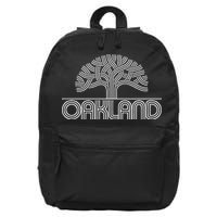 Oakland T Oak Tree Design 16 in Basic Backpack