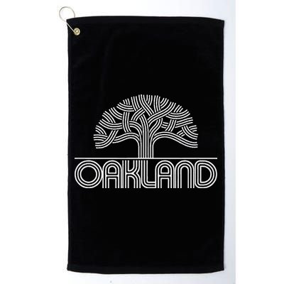Oakland T Oak Tree Design Golf Towel