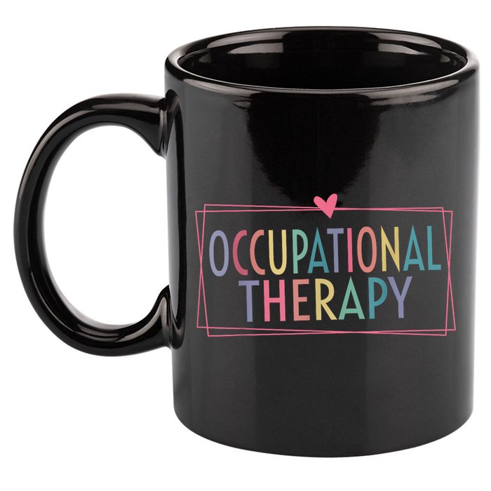 Occupational Therapy -OT Therapist OT Month design idea 11oz C Handle Ceramic Mug