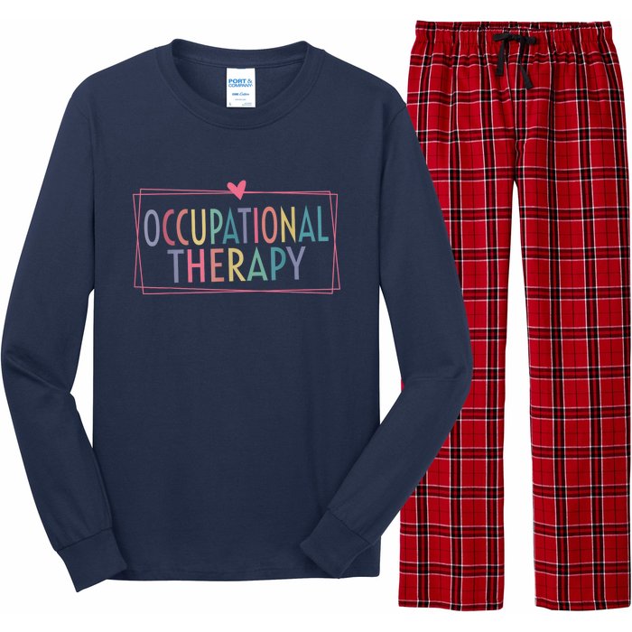 Occupational Therapy -OT Therapist OT Month design idea Long Sleeve Pajama Set